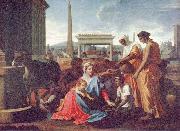 Nicolas Poussin Ruhe auf der Flucht nach agypten oil painting reproduction